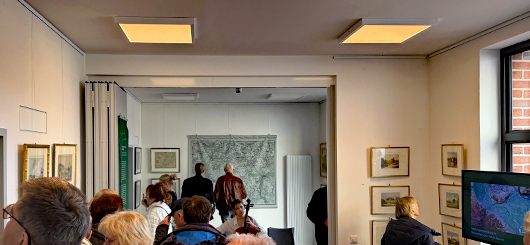 Die gut besuchte Vernissage der Ausstellung in Altlandsberg