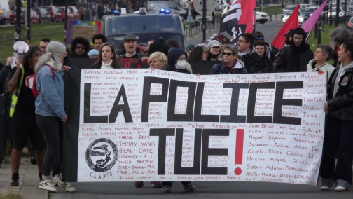 Bordeaux 25 mars 2025  "contre les violences policières"