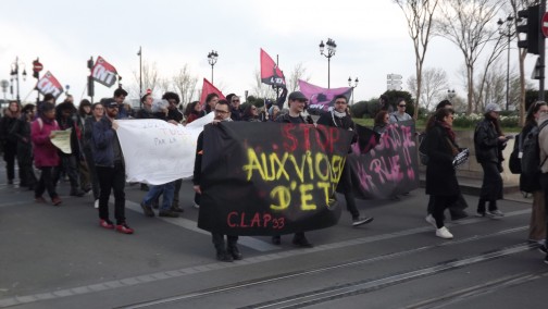 Bordeaux 25 mars 2025  "contre les violences policières"